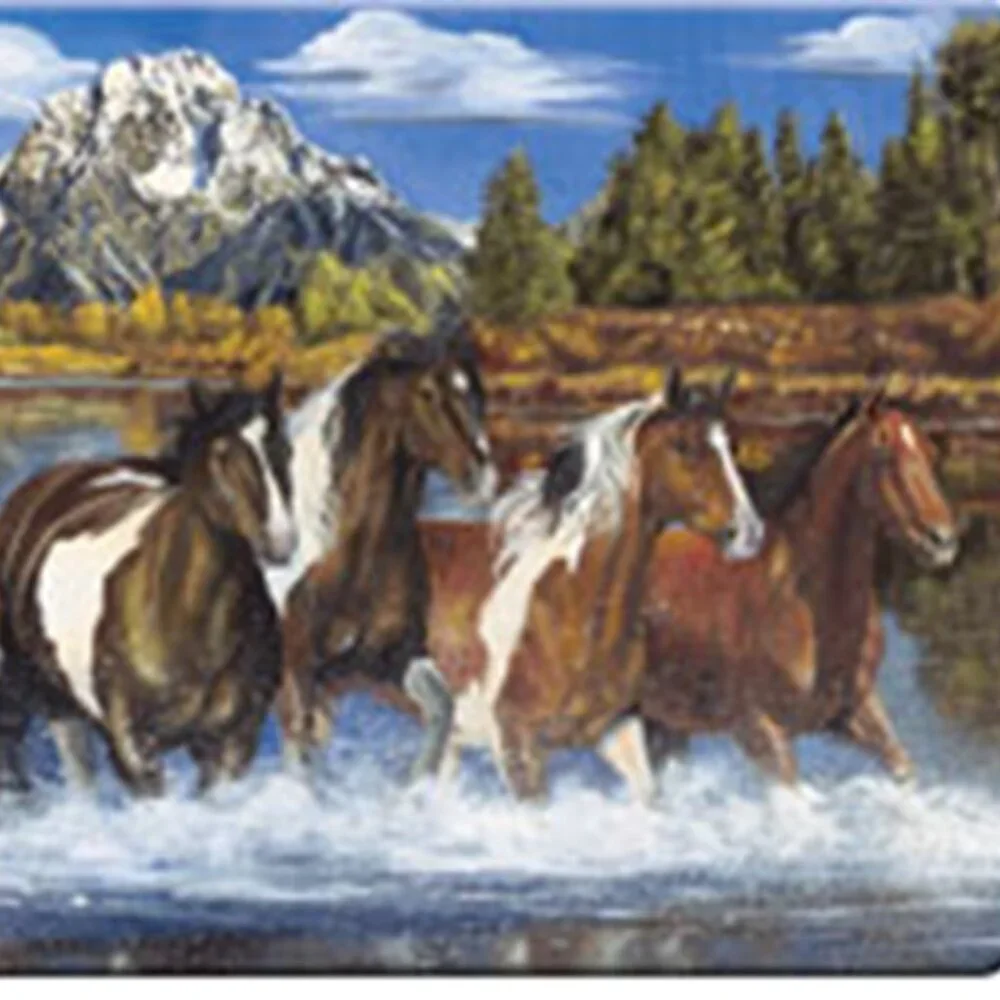 Horse Scene Cutting Board 16